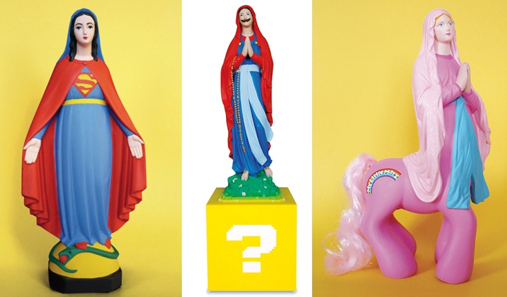 Soasig Chamallards infantil-blasphemische Darstellungen der Gottesmutter Maria