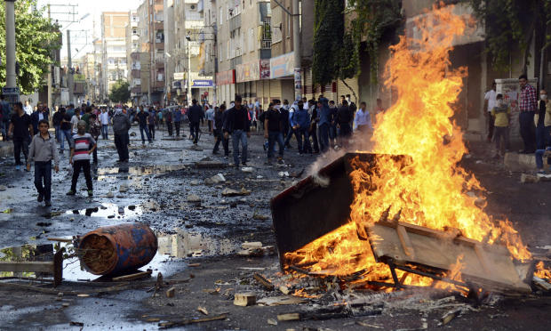 Kurden-Proteste in Türkei